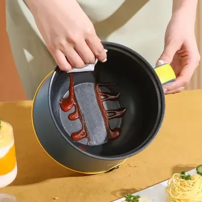 Picture of Multifunctional Electric Rice Cooker Mini Non-stick Cookware Multicooker for Home and Kitchen Appliances liter- Electric Multi 1