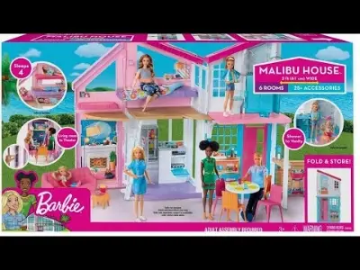Picture of BARBIE HOUSE MALIBU 6 ROOMS + ACCESSORIES