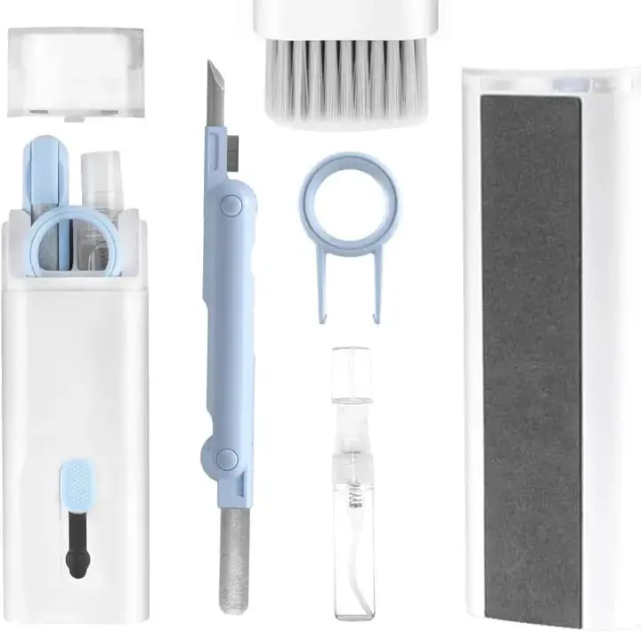 Picture of 7 in one keyboard,computer & electronics equipment cleaner kit