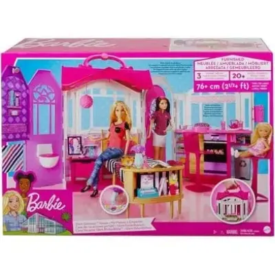 Picture of Barbie Glam Getaway House Playset For Kids- CHF54
