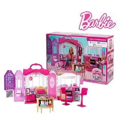Picture of Barbie Glam Getaway House Playset For Kids- CHF54