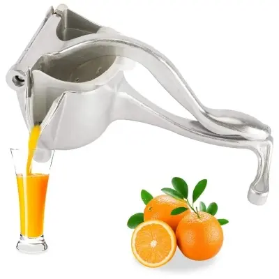 Picture of Aluminium Manual Juicer Machine | Fruit Press | Juice Extractor | Hand Squeezer | Citrus Presser(Silver)