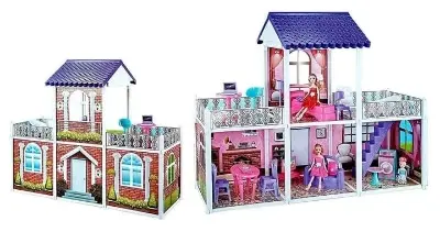 Picture of Barbie Fashion doll house beautiful play set