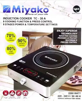 Picture of Miyako Induction Cooker TC- 101 YK / 30 A / MARBLE01 / MARBLE07 / MARBLE02 (INVERTER)