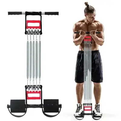 Picture of Chest Pull Expander 3 in 1 - Black and Red