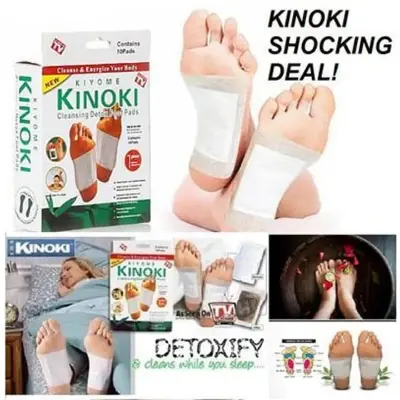 Picture of Kinoki Cleansing Detox Foot Pad - 10 Pads(White)
