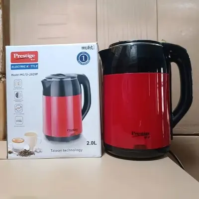 Picture of Prestige Electric Kettle 2.0L - Elevate Your Tea and Coffee Experience with Swift Boiling Efficiency(Red)