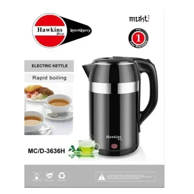 Picture of Electric Kettle Hawkins 2.5L MC/D-3636H - Quick and Convenient Hot Water Anytime(Black)
