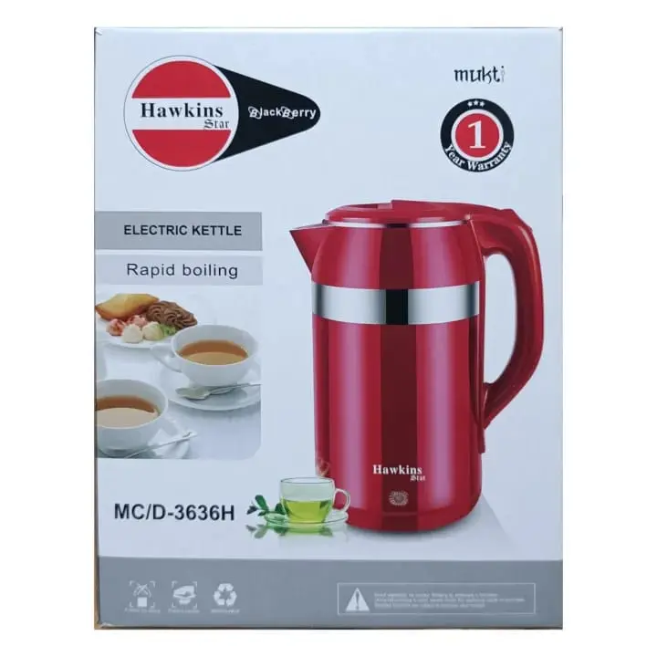Picture of Electric Kettle Hawkins 2.5L MC/D-3636H - Quick and Convenient Hot Water Anytime(Black)