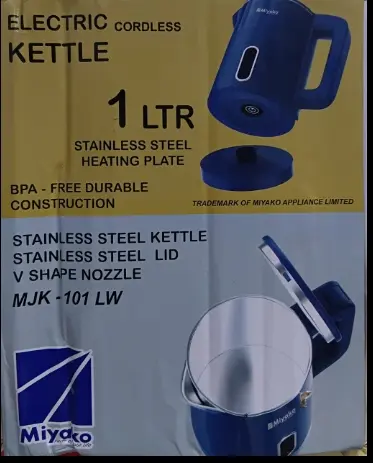 Picture of 1 Liter Miyako electric kettle MJK-101 LW(Blue)