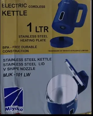 Picture of 1 Liter Miyako electric kettle MJK-101 LW(Blue)