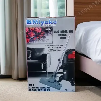 Picture of Miyako MVC-1901A-20L 1600 WATT 20 LTR 3 In 1 Wet/Dry/Blow Vacuum Cleaner