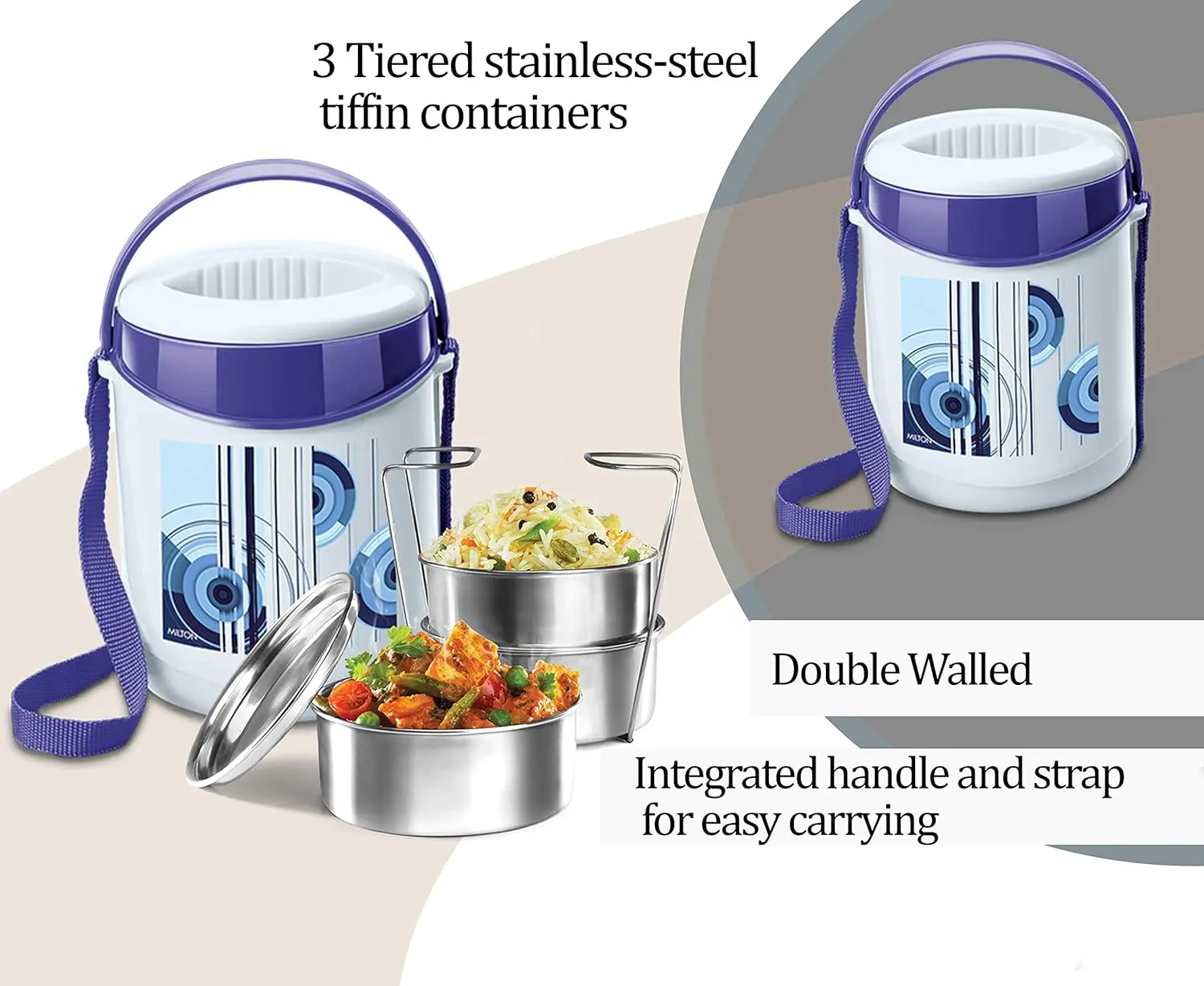 Picture of Milton ECONA-3 capacity:950ML(Blue)