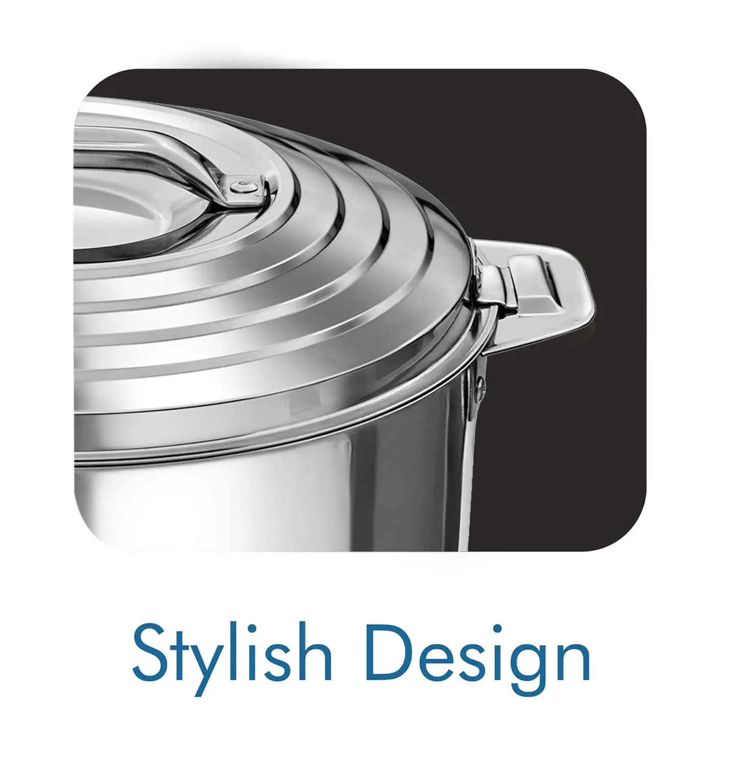 Picture of Milton Galaxia Stainless Steel Casserole 5000ML