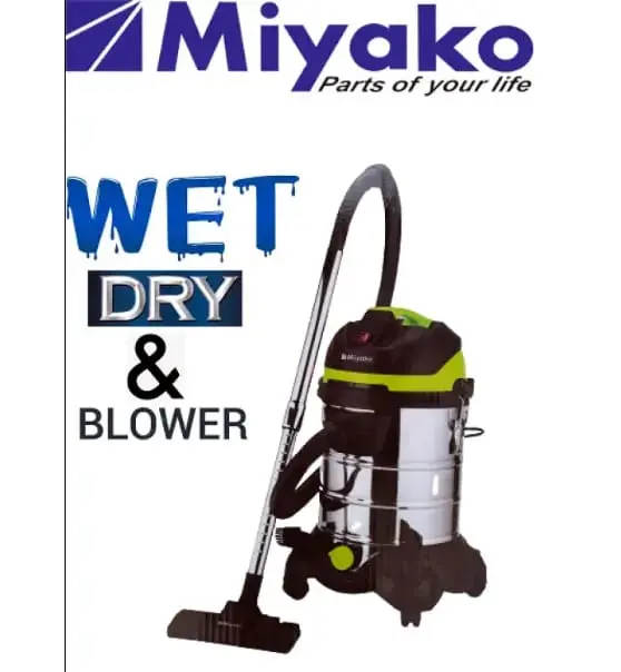 Picture of Miyako 1600 Watts Motor Power 3 in1 Combo Stainless Steel Body Vacuum Cleaner MVC-1625L (Wet/Dry/Blow)