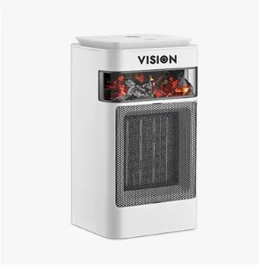Picture of Vision Room Heater Fire with Smooth Moving System(Black)