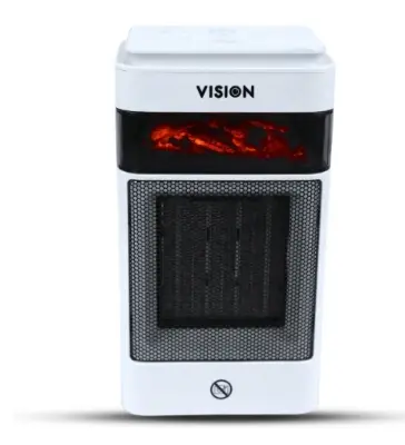 Picture of Vision Room Heater Fire with Smooth Moving System(Black)