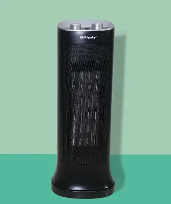 Picture of MIYAKO ELECTRIC ROOM HEATER (PTC-159 B) Moving Room Heater(Black)