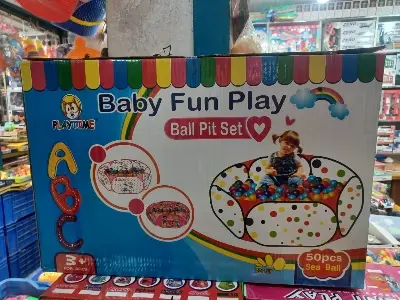 Picture of Plastic Baby Fun Ball Tent House - White