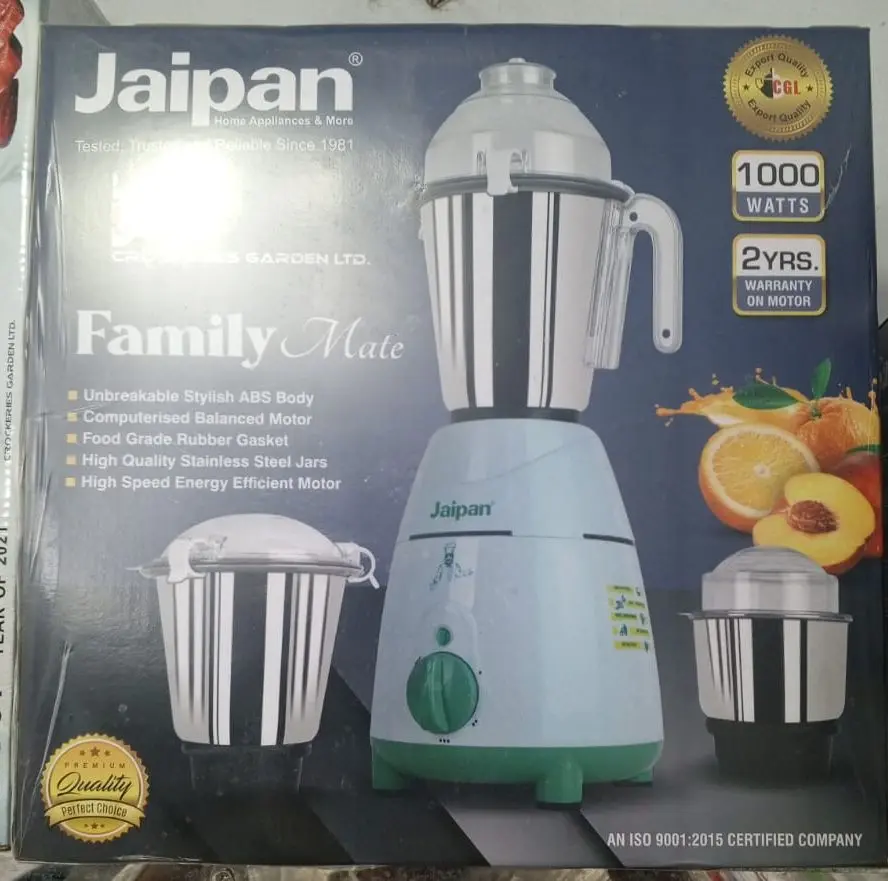 Picture of Jaipan MFM-2100 Blender Mixer Grinder Family Mate - 1000 Watt