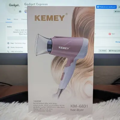 Picture of Kemey KM-6831 Hair Dryer (1600W)
