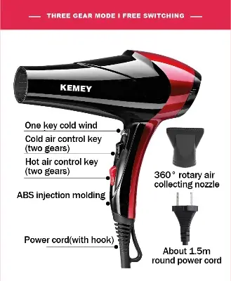 Picture of Kemei KM-5818 Professional Hair Dryer 4000W