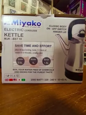 Picture of Miyako Electric Cordless Kettle – MJK-BST 15