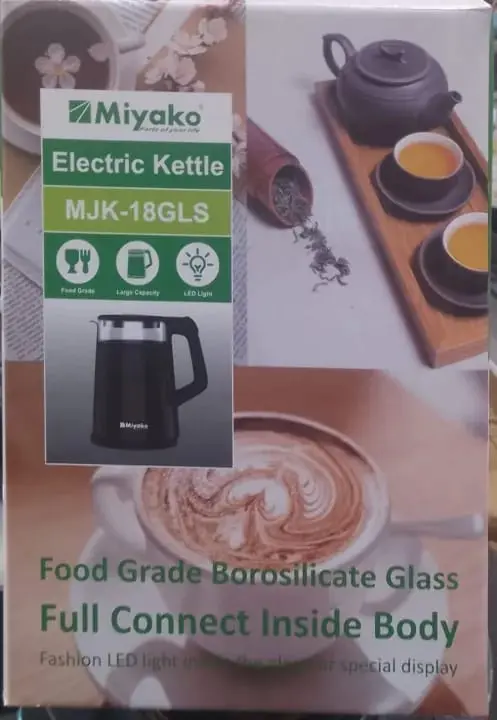 Picture of Miyako Electric Kettle model MJK-18GLS.