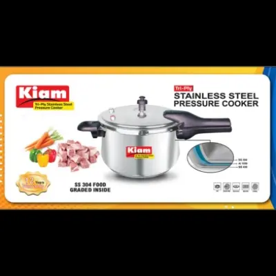 Picture of Kiam Stainless Steel Pressure Cooker KSPC-6.5L (6.5 Liter(Silver)