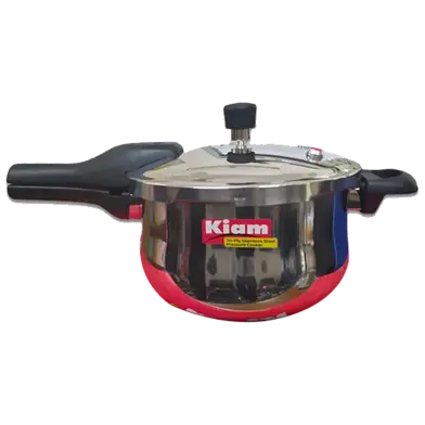 Picture of Kiam Stainless Steel Outer Lid Pressure Cooker KSPC-2.5(2.5 Liter(Silver)