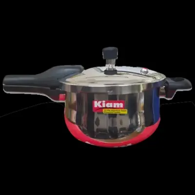 Picture of Kiam Stainless Steel Outer Lid Pressure Cooker KSPC-4.5(4.5 Liter(Silver)