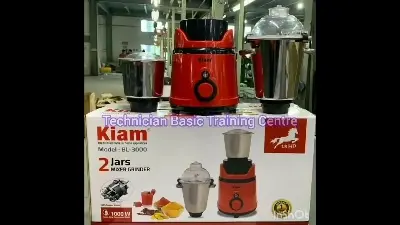 Picture of KIAM MIXER GRINDER (2 JARS 1000 WATTS) MODEL:BL-3000