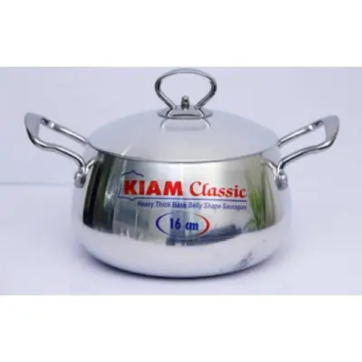 Picture of Belly Shape Saucepan 34 cm(Silver)