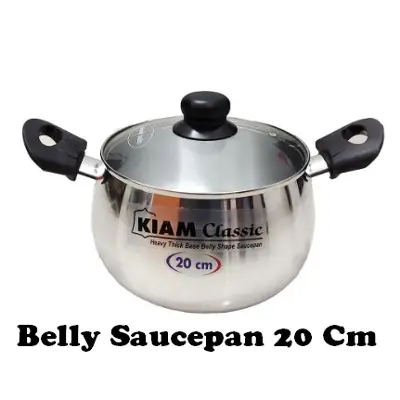 Picture of Belly Shape Saucepan 20cm Classic(Silver)