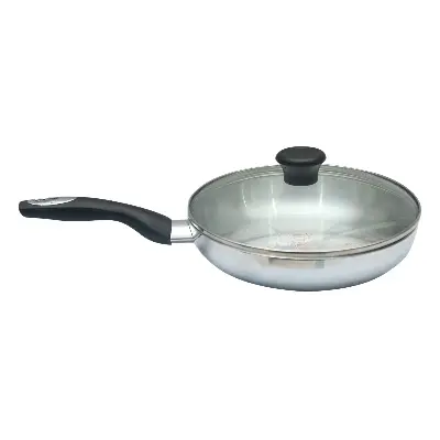 Picture of Alu. Frypan with Glass Lid 26 cm(Silver)