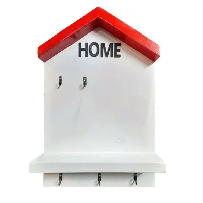 Picture of Wooden Classic Key Holder (Red) (Red)
