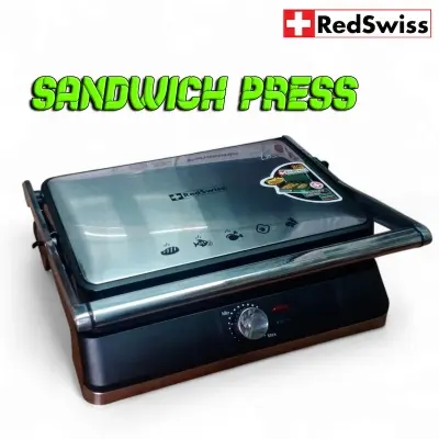 Picture of RedSwiss RSWM-180D1 Sandwich Press High Performance Machine//2200 watts, Black