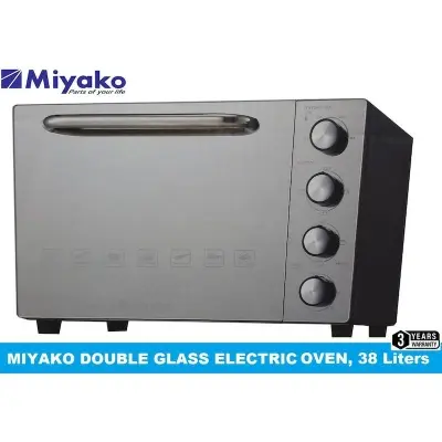 Picture of Miyako MT 38DBL RCL Double Glass Electric Oven - 38 Liters, Black