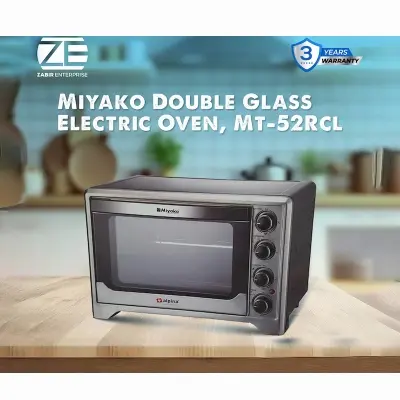 Picture of Miyako Mt-52Rcl Double Glass Electric Oven, 52 Liters., Silver