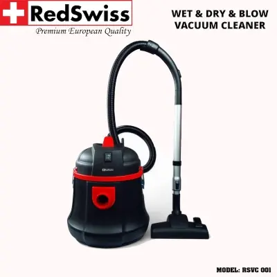 Picture of Redswiss RSVC-001 Vaccume Cleaner With Wet & Dry & Blower Function -1600 Watts & 22 Liters, Black