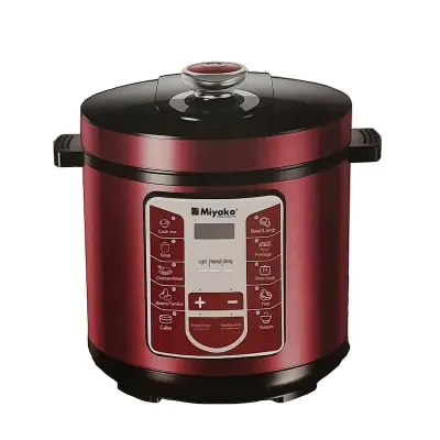 Picture of Miyako EPC-A612 Electric Pressure Cooker- 6Liters, Maroon