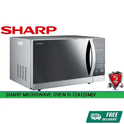 Picture of Sharp 25L Microwave Oven with Grill, R-72A1(SM)V, Silver