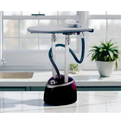 Picture of Miyako LGS-810 Vertical Double Flat Poles Home Garment Steamer 1950 watts, Black