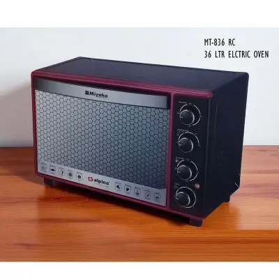 Picture of Miyako MT-836RC -  36 Liters Electric Oven with Roast Basket, Black&Red