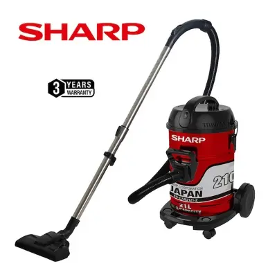 Picture of SHARP Drum Type Bagless Vacuum Cleaner with Blower, EC-CA2121 (2100W, 21L), Red