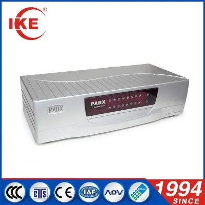 Picture of IKE TC-2000B PABX & INTERCOM, 64 LINES. (APARTMENT/FACTORY), Black-Silver