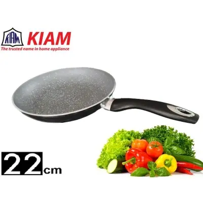 Picture of Kiam Medium-Small Size Marvel Coated Non-Stick Fry Fan, 22cm., Black/Red