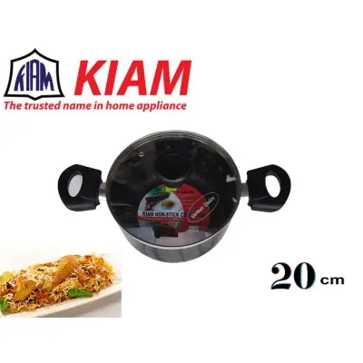 Picture of Kiam Non-Stick Coating Casserole, 20cm., Black