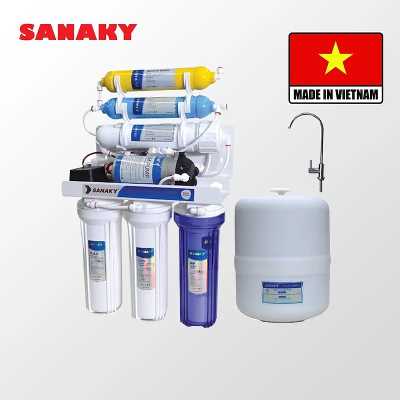 Picture of SANAKY 6 Stage Reverse Osmosis (R,O) Water Purifier with Mineral, SANAKY-S1, White