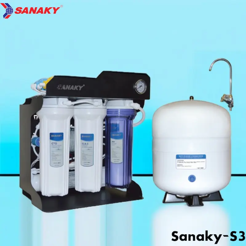 Picture of Sanaky Reverse Osmosis Technology (R.O) 6-Stage Water Filter-Sanaky S3, White